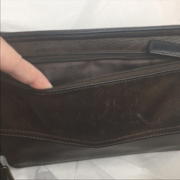 Fossil leather Briefcase/Shoulder bag - Picture 9 of 11